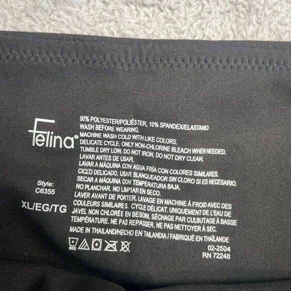NEW Felina Velvety Soft Women's XL 7/8 Legging 2 Pack Black - Picture 6 of 8